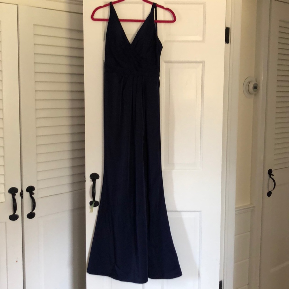 Faviana Navy Blue Prom Dress - Size 4
